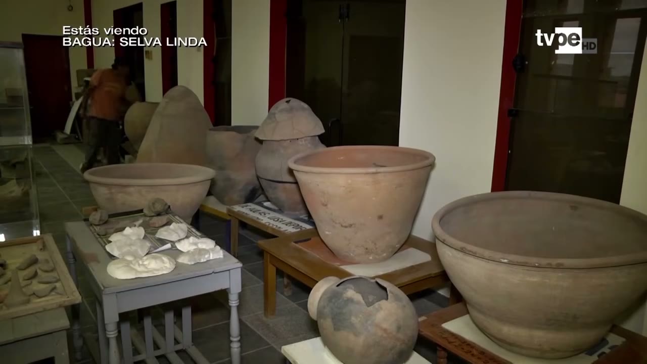 Vasijas del museo municipal de Bagua