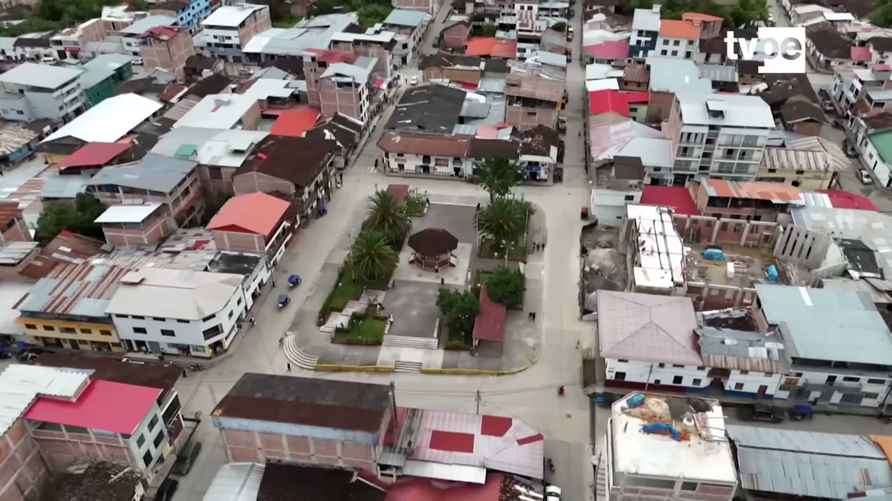 Vista aérea de la ciudad de Mendoza
