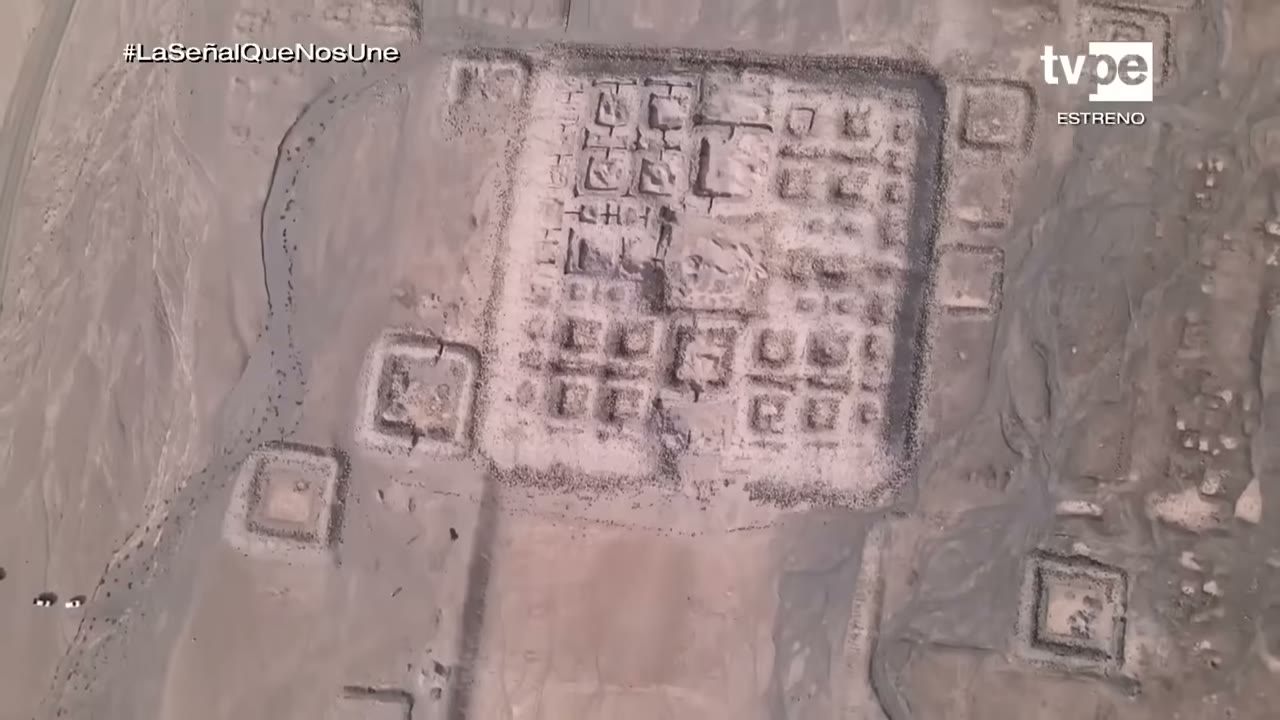 Pampa de las Llamas desde el aire