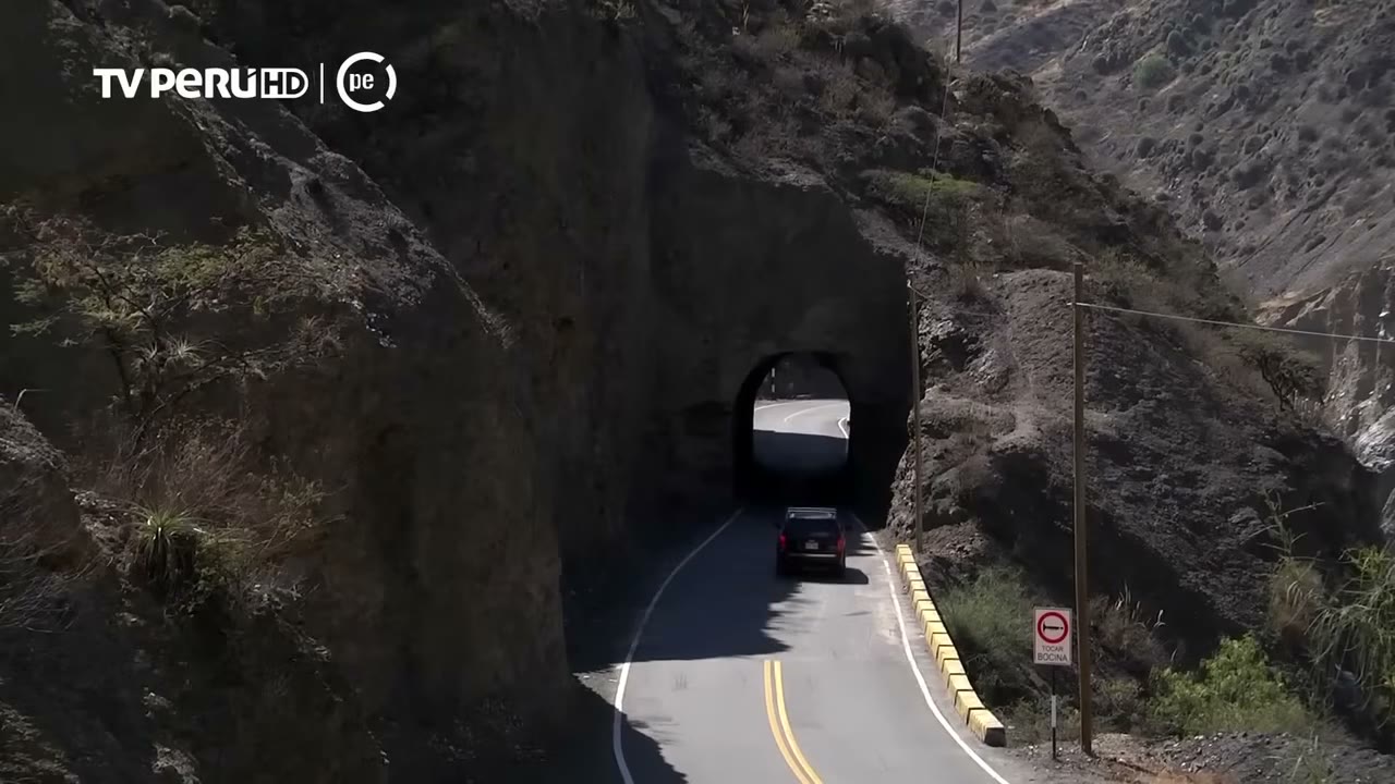 Uno de los túneles del cañón del Pato