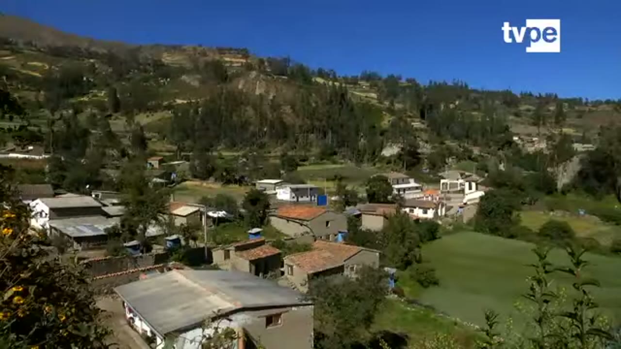 Casas del poblado de Cashapampa