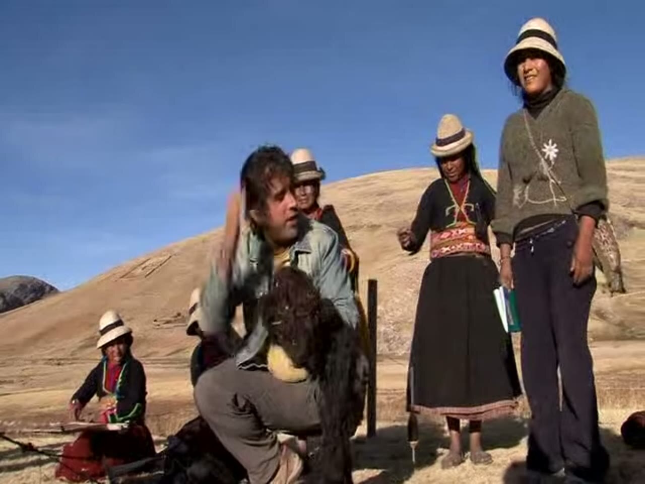 Con las tejedoras de Chalhuahuacho