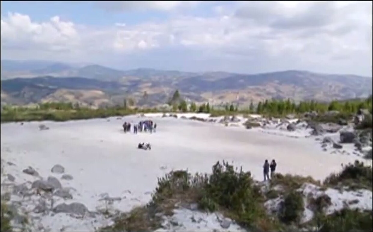 Las pampas de arena blanca de Ilucán