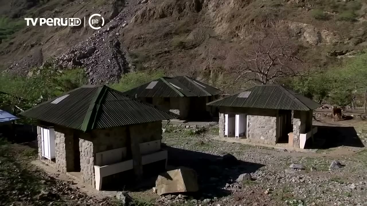 Los módulos del campamento de Playa Rosalina