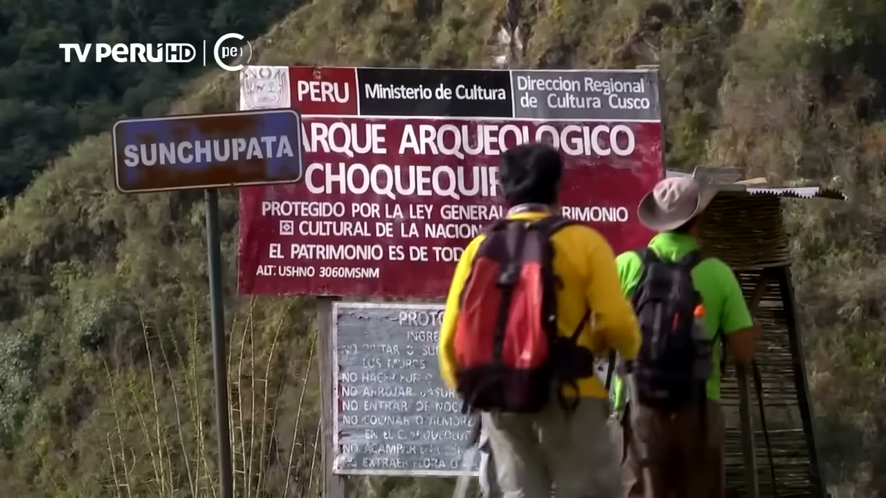 El puesto de control del parque arqueológico