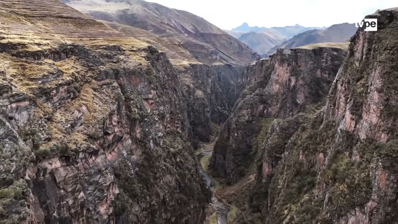Las paredes del cañón de Ananiso