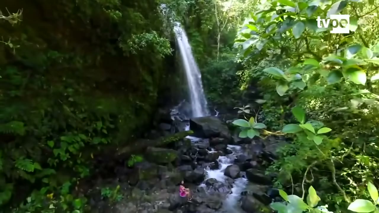Una de las cataratas de Pichari