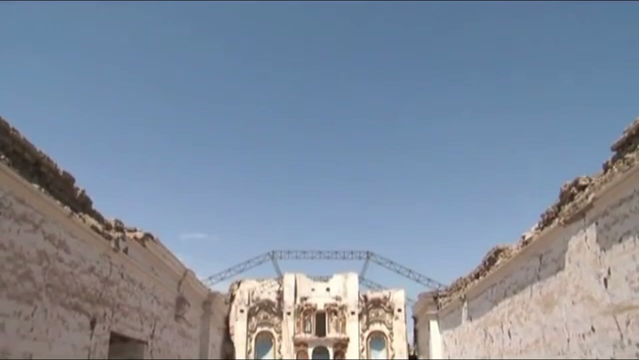 La capilla de la antigua hacienda de Larán, hoy casi en ruinas