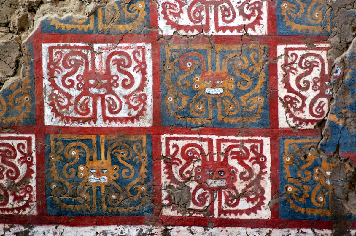 Mural policromo de Ai Apaec, Huaca de la Luna