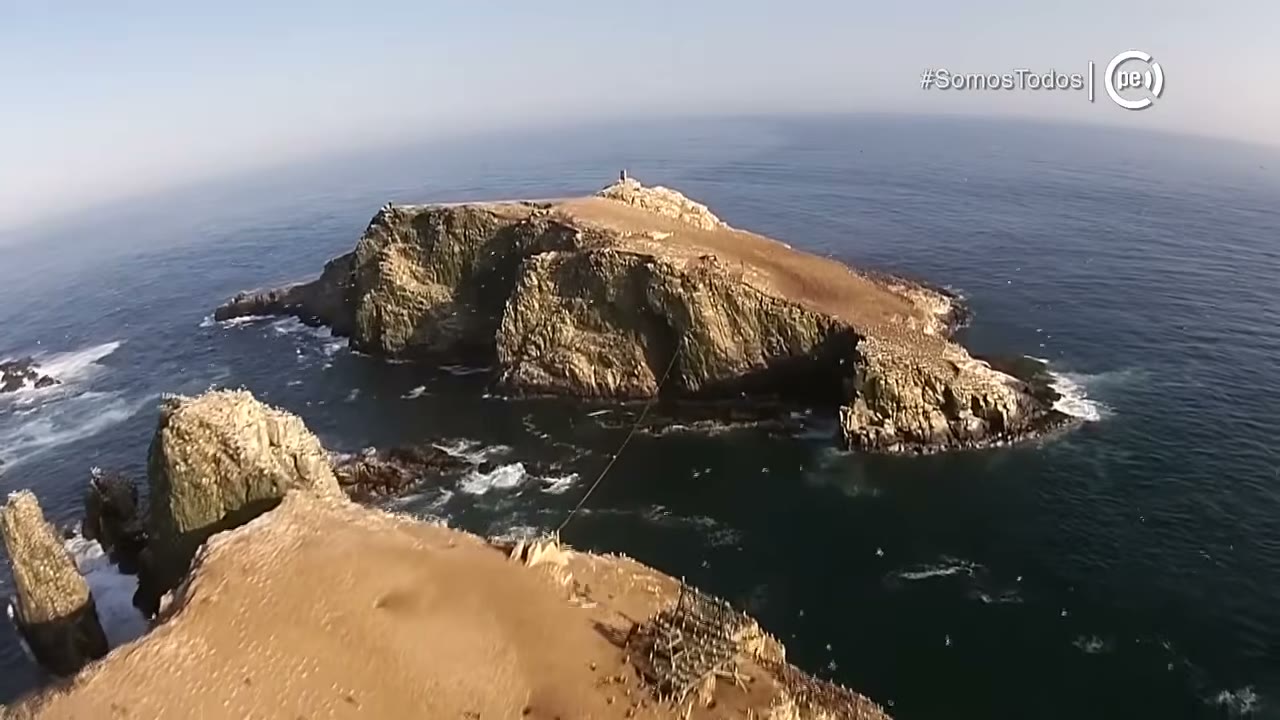 Una de las islas frente a Huacho
