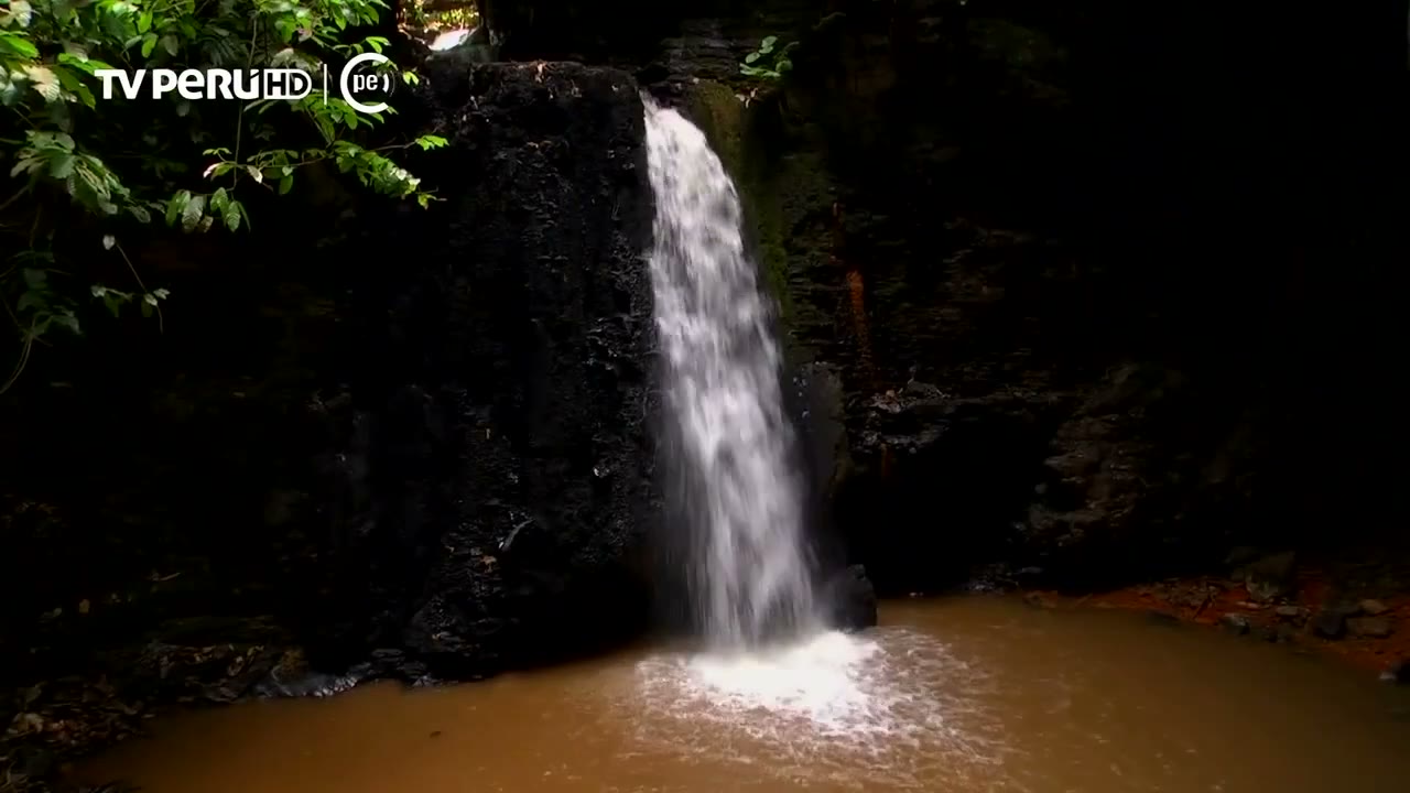 Una de las cataratas de Nueva Canchahuaya