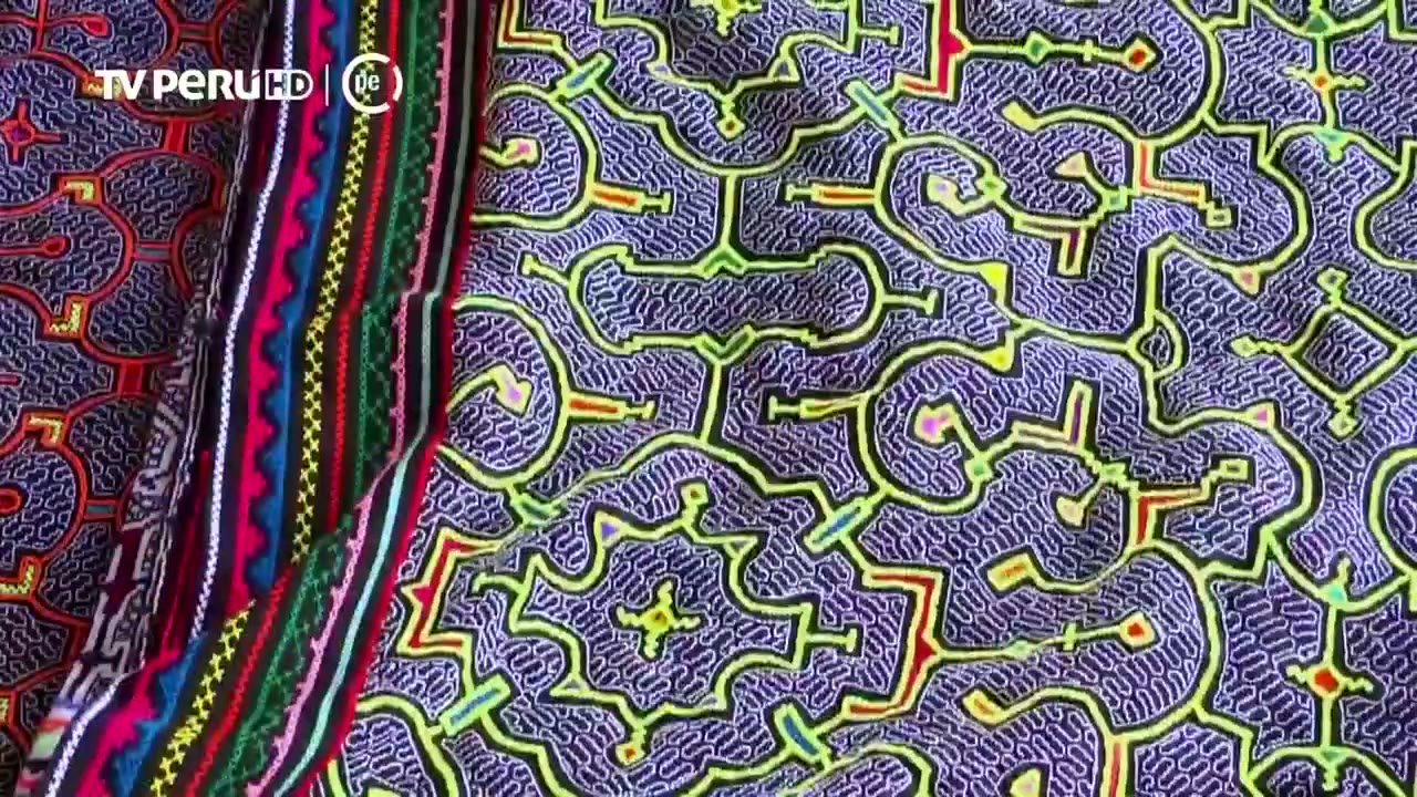 Bordado shipibo-conibo de Canaán de Cachiyacu