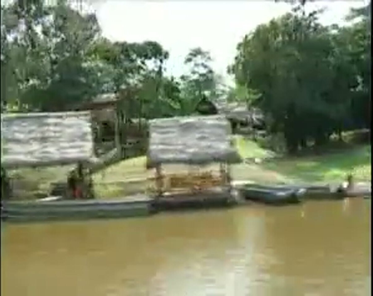 El albergue en el río Yanayacu