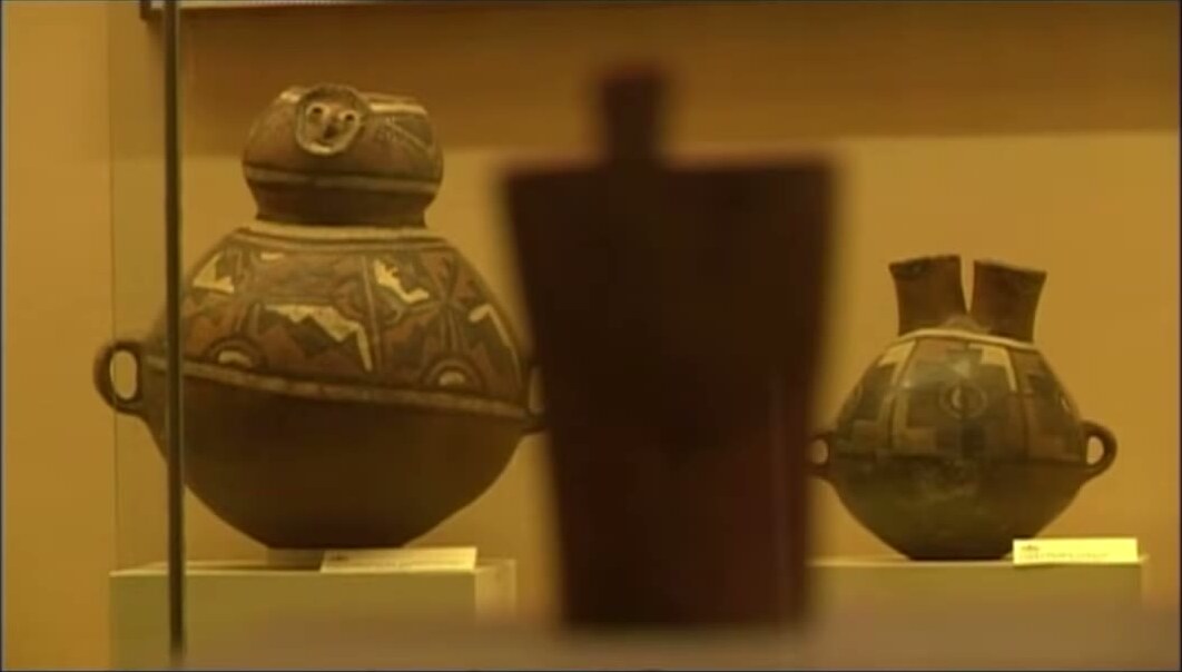 Cerámica en el museo Chiribaya