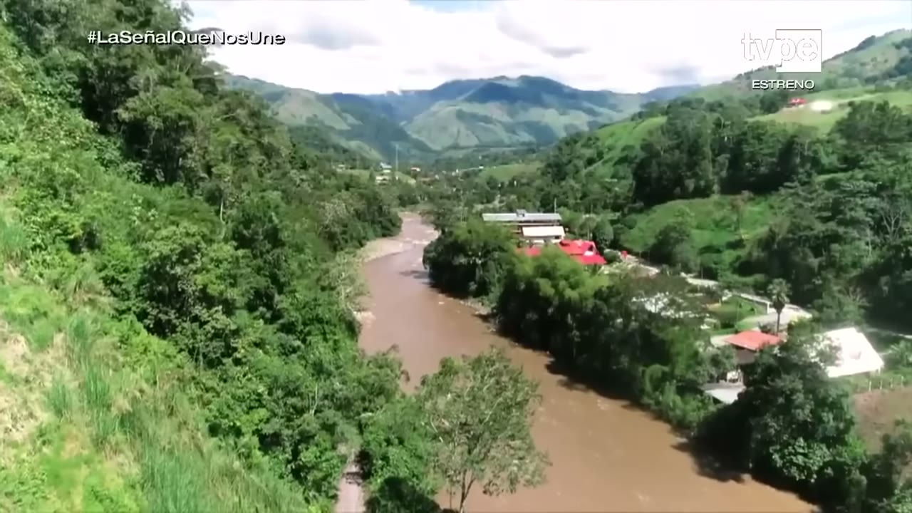 El río Huancabamba en Pozuzo