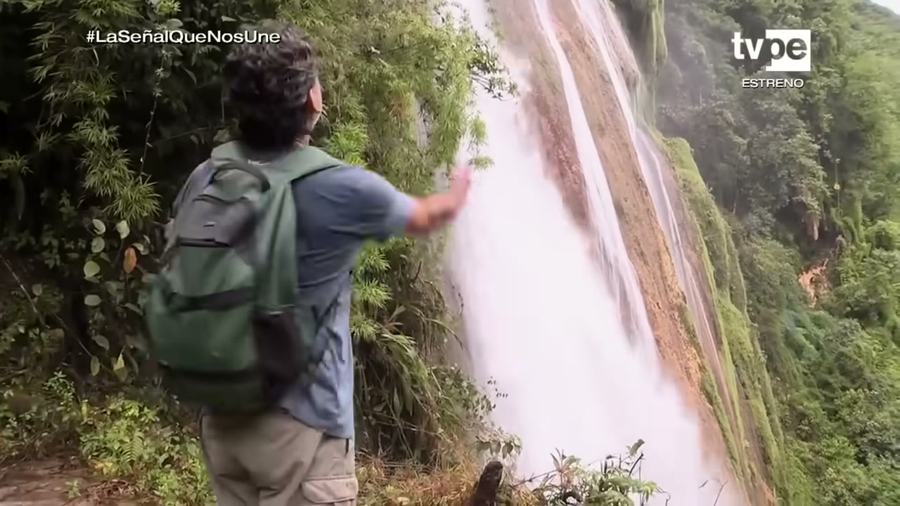La catarata cerca de Tingo Malpaso