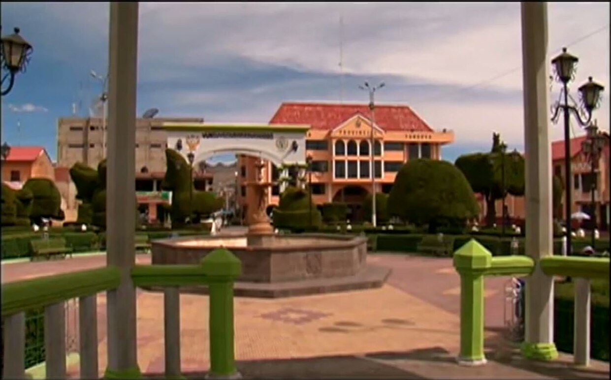 La plaza de Yunguyo