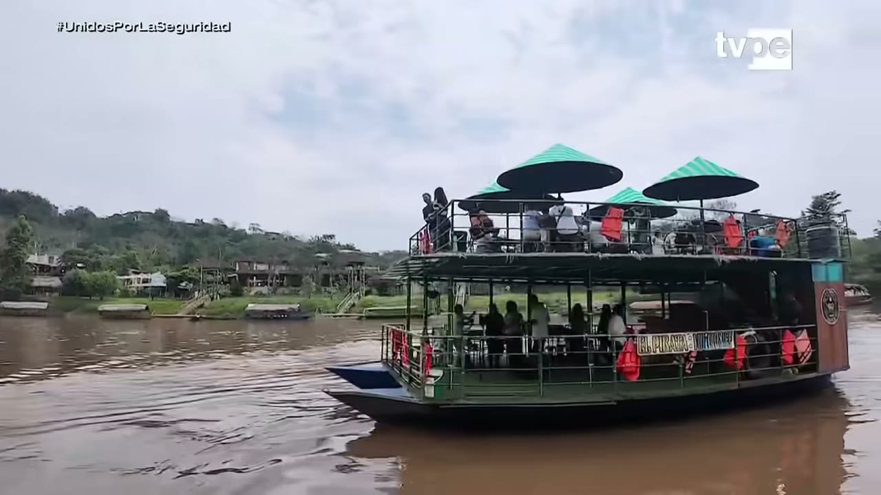 Catamarán en el río Mayo, Tahuishco