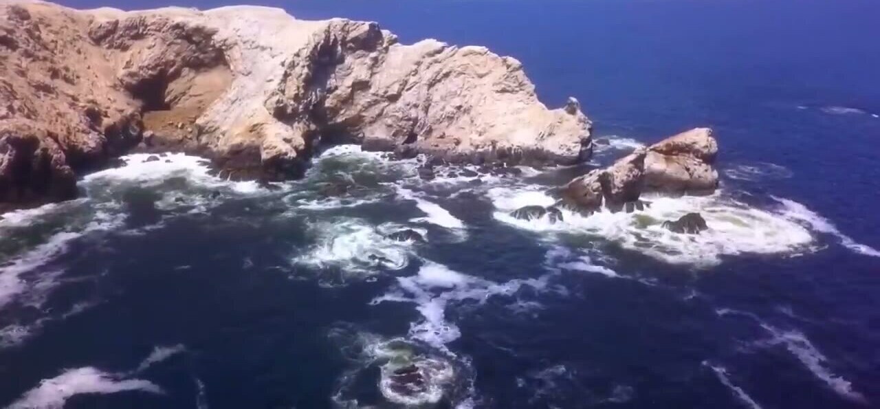 La isla Foca desde el aire