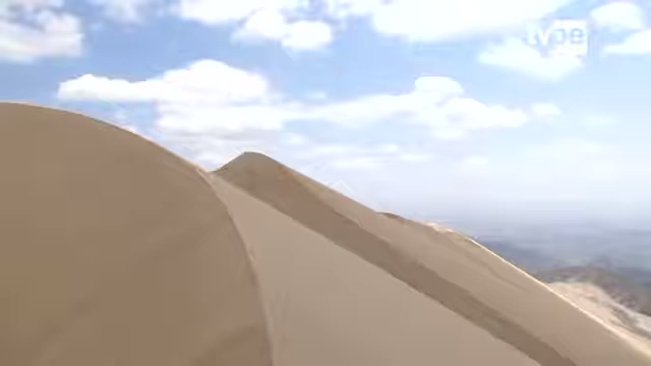 La cresta de arena de Cerro Blanco