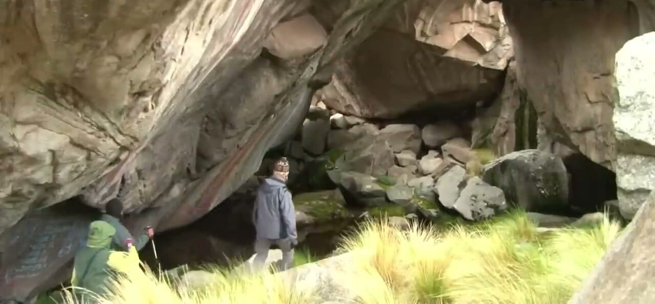 Las rocas de la cueva de Cuchimachay